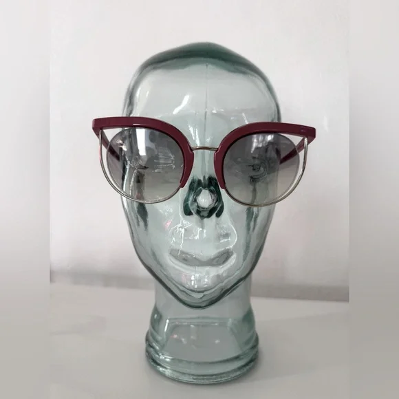 Ferrgamo Pink Cat Eye Sunglasses SF909S Funky Retro Designer